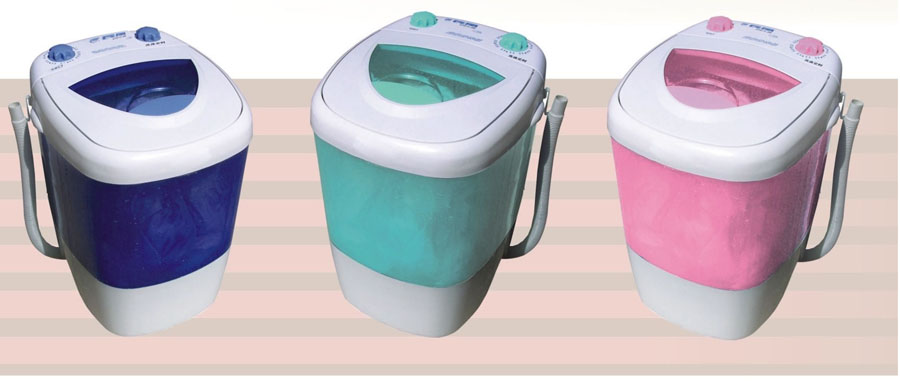 Compact Portable Washing and Spin-Drying Machine
