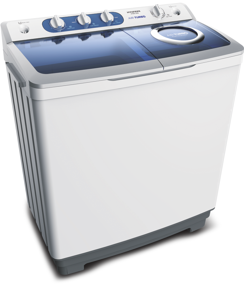 Twin Tub Washing Machine with Air Turbo Drying