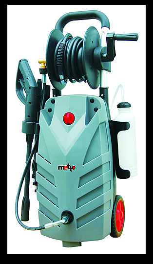 Electric High-Pressure Washer with Hose Reel