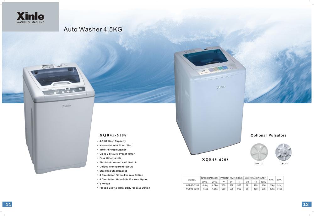 Top-Load Washing Machine with Microcomputer Control