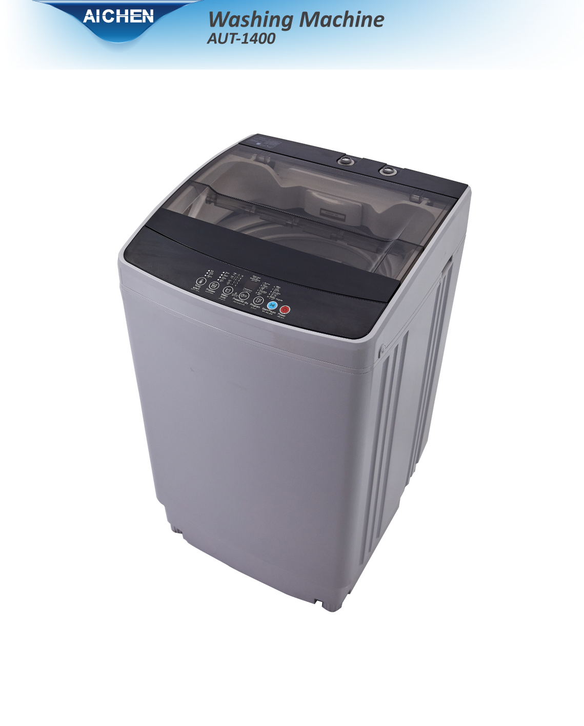 Top-Loading Washing Machine with Multiple Wash Programs