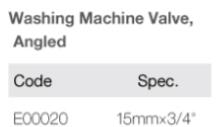 Washing Machine Angle Valve