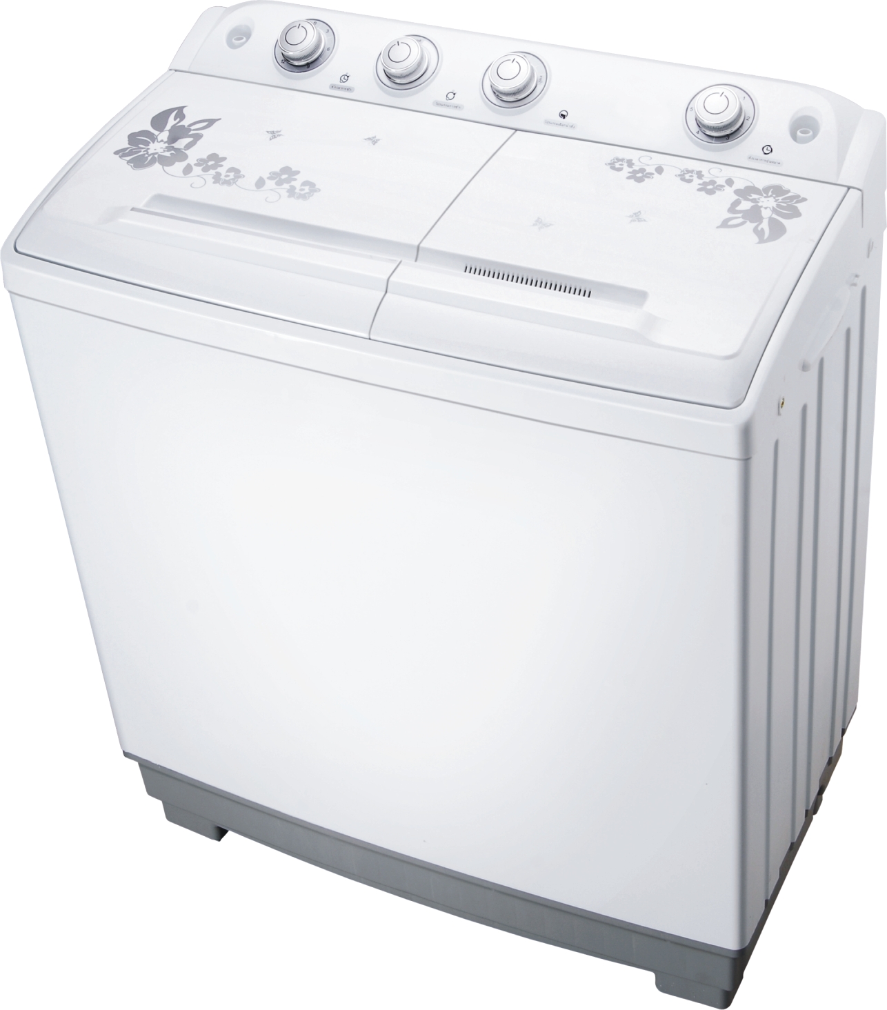Twin Tub Washing Machine with Timer Controls