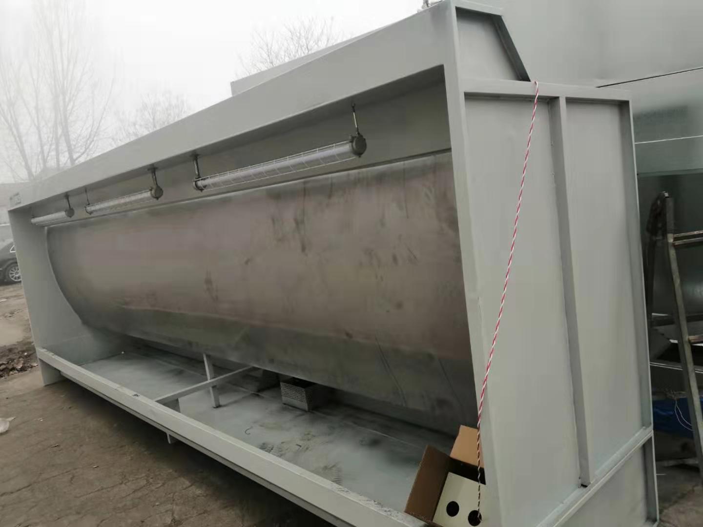 Water Curtain Spray Booth for Particulate Removal