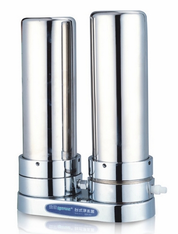 Dual-Stage Countertop Water Filtration System
