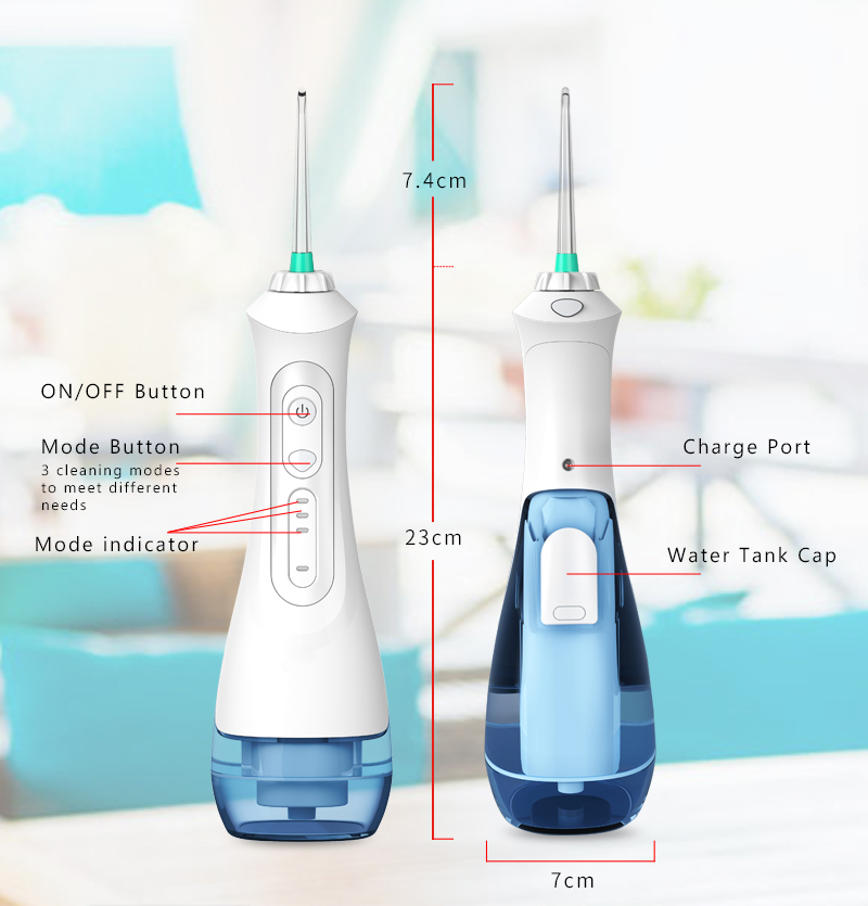Cordless Water Flosser with Multiple Modes