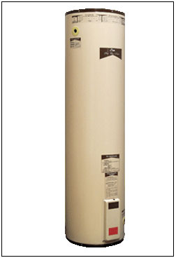 Cylindrical Water Heater with Temperature Control