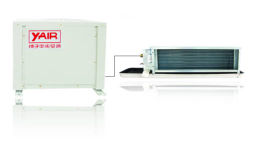 Water Heating System with External Unit and Internal Heat Exchanger