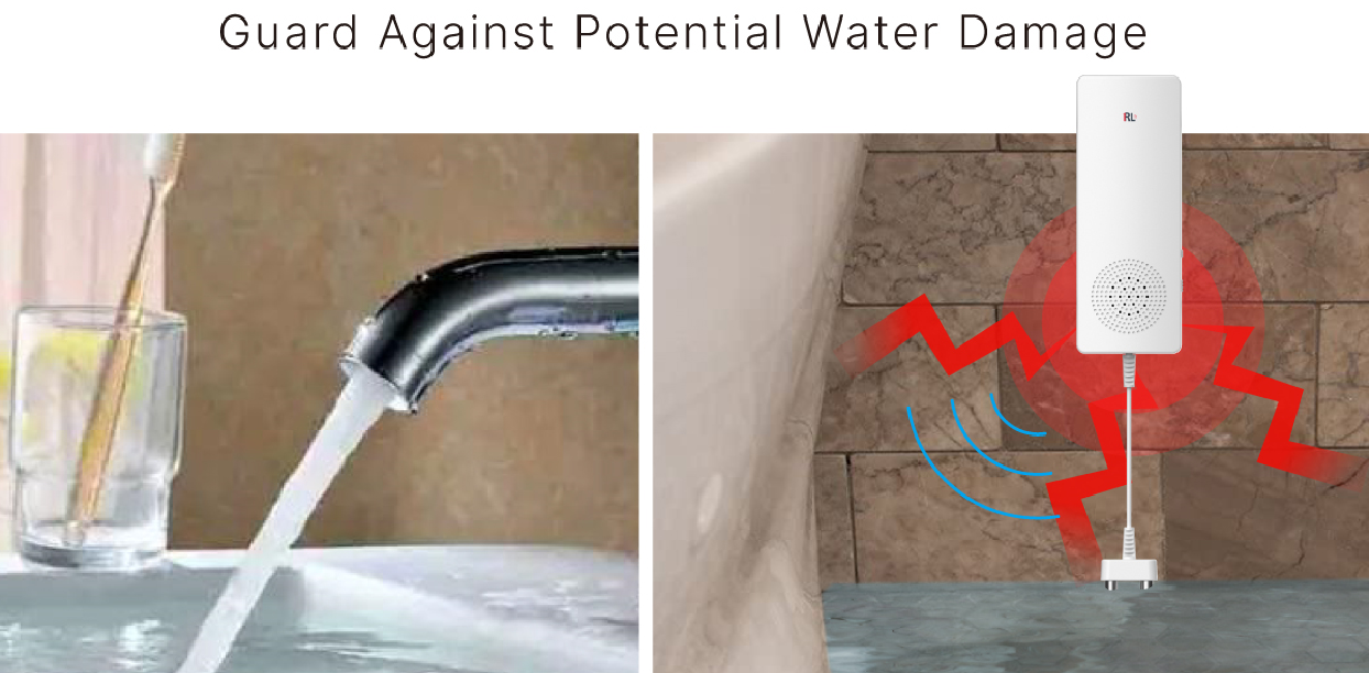 Water Leak Detector with Audible Alarm