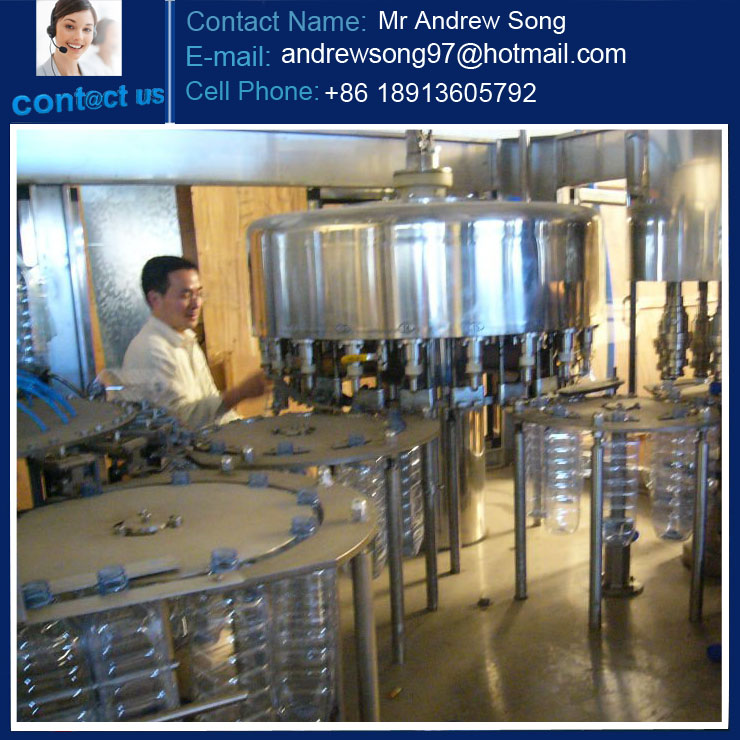 Automatic PET Bottle Water Filling Machine