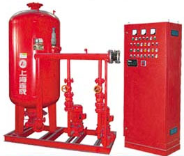 Water Pump System with Vertical Pressure Tank
