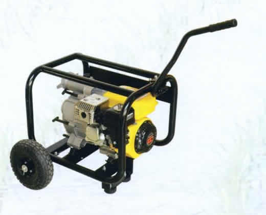 Portable Gasoline Water Pump with Wheel and Handle