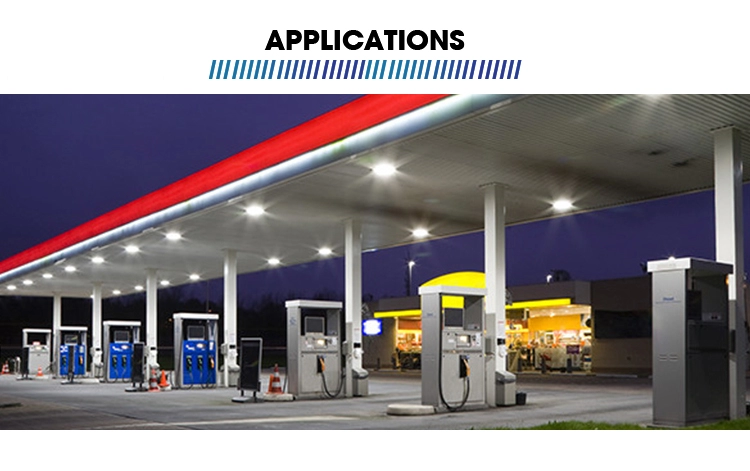 Waterproof and explosion-proof embedded gas station lamp - Image 2