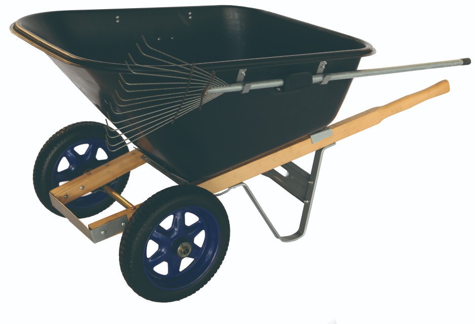 130L Pneumatic Wheelbarrow with Plastic Tray