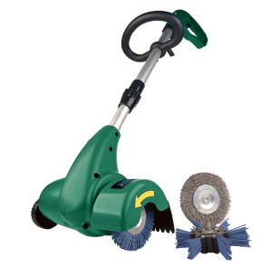 Powered Weed Sweeper for Hard Surfaces