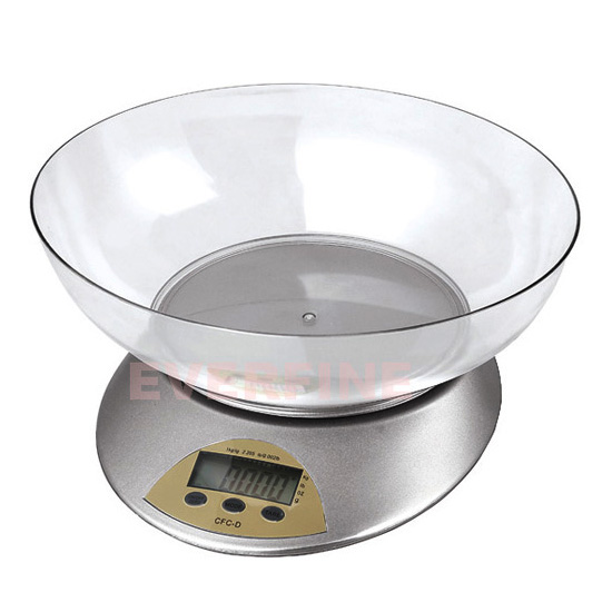 Digital Kitchen Food Scale with Bowl
