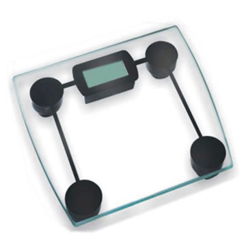 Digital Bathroom Scale with Glass Platform