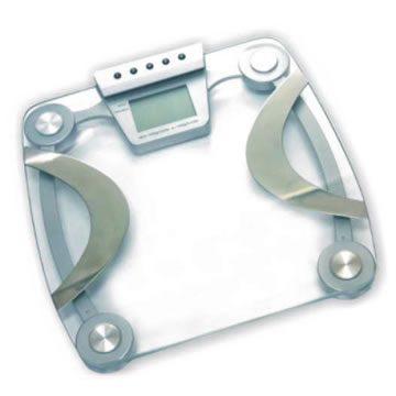 Digital Bathroom Scale with Glass Platform