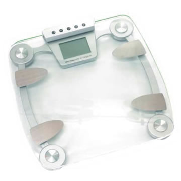 Digital Bathroom Scale with Glass Platform