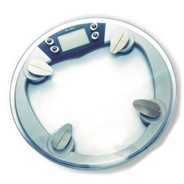 Digital Bathroom Scale with Glass Platform