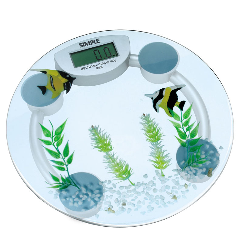 Digital Personal Scale with Aquarium Design