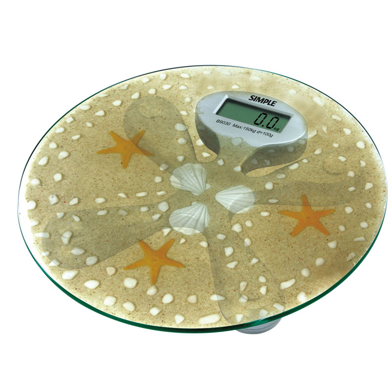 Digital Personal Scale with Beach Design