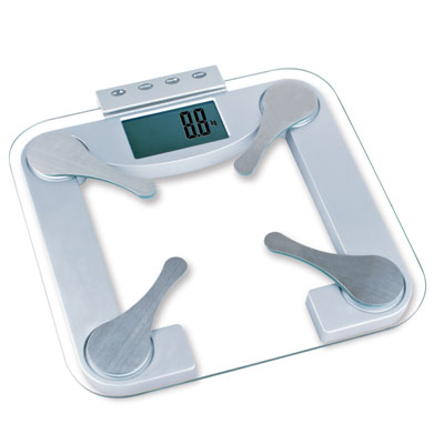 Digital Bathroom Scale with Glass Platform