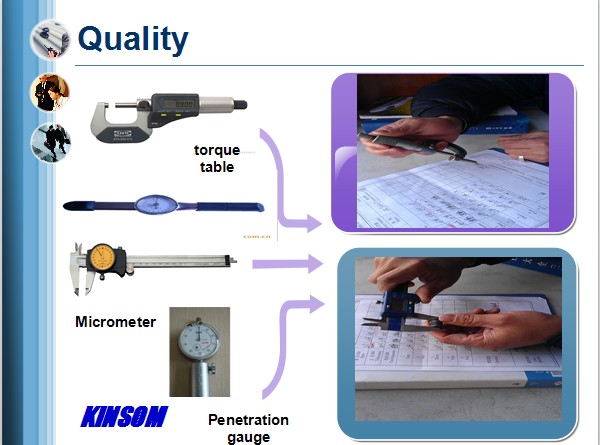 Quality control inspection of weld special nuts using precision instruments