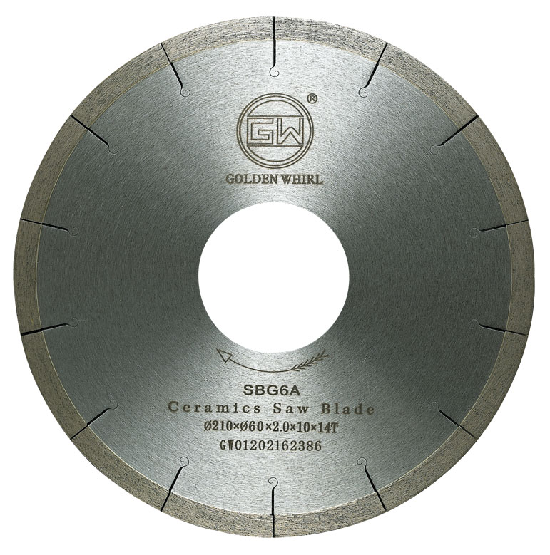 210mm Welded Ceramic Tile Cutting Blade