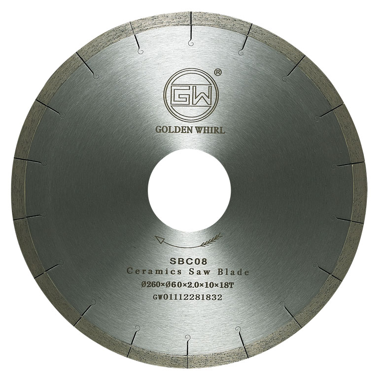 260mm Welded Ceramic Saw Blade for Tile Cutting