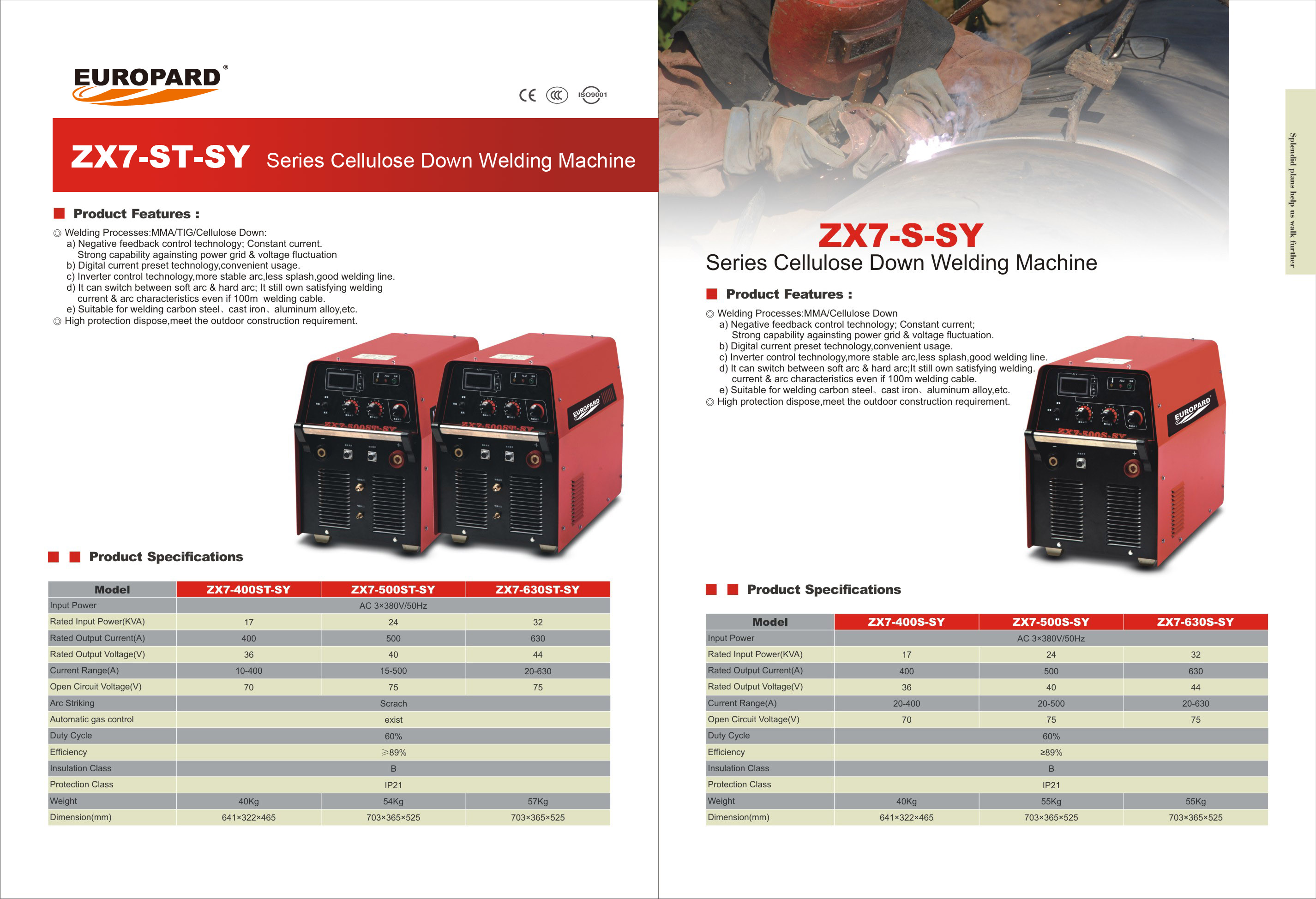 Multiprocess Arc Welding Machine