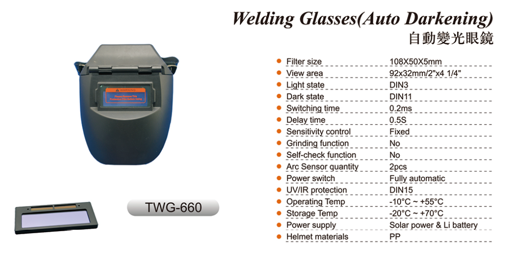 Auto Darkening Welding Helmet