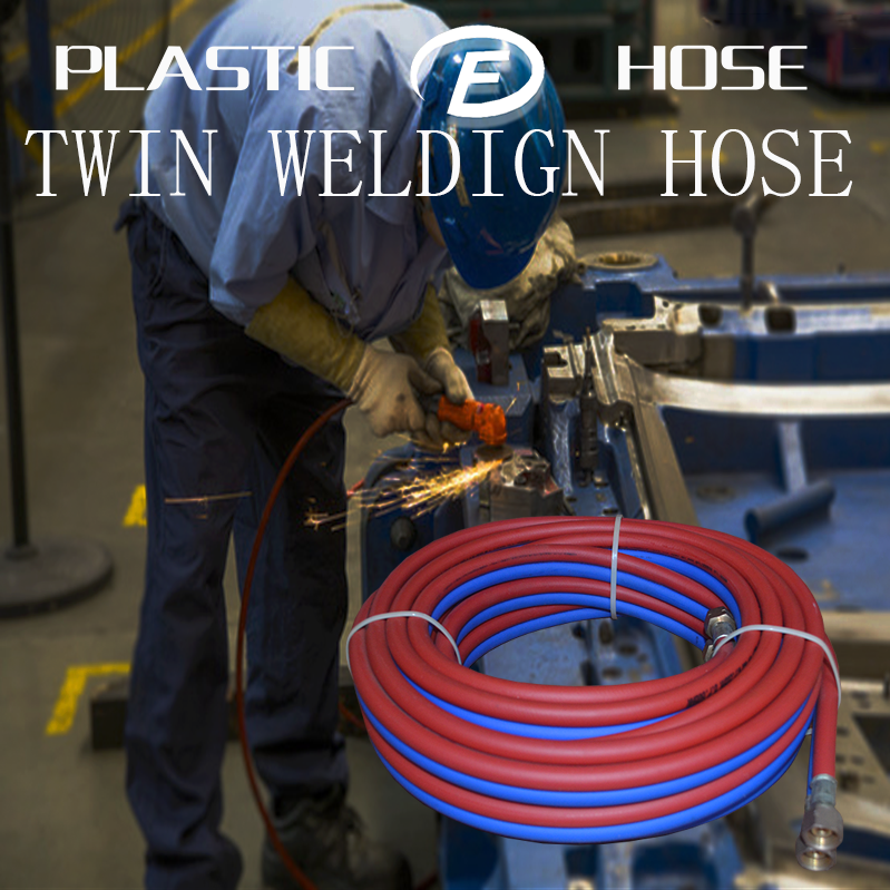 Twin Welding Hose for Oxygen and Acetylene Delivery