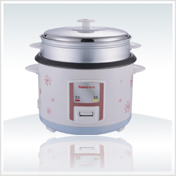 Electric Rice Cooker with Steamer Basket