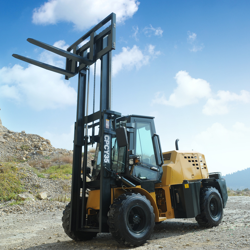 3.5T Four-Wheel Drive Rough Terrain Forklift
