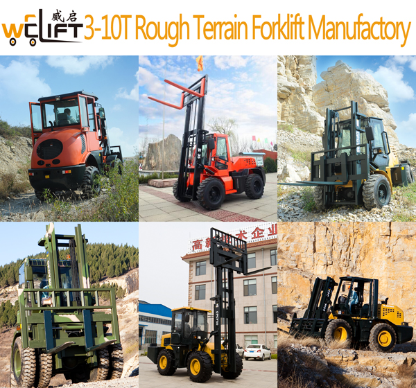Welift High Quality 3.0-10.0 Ton Rough Terrain Diesel Forklift Truck - Image 2