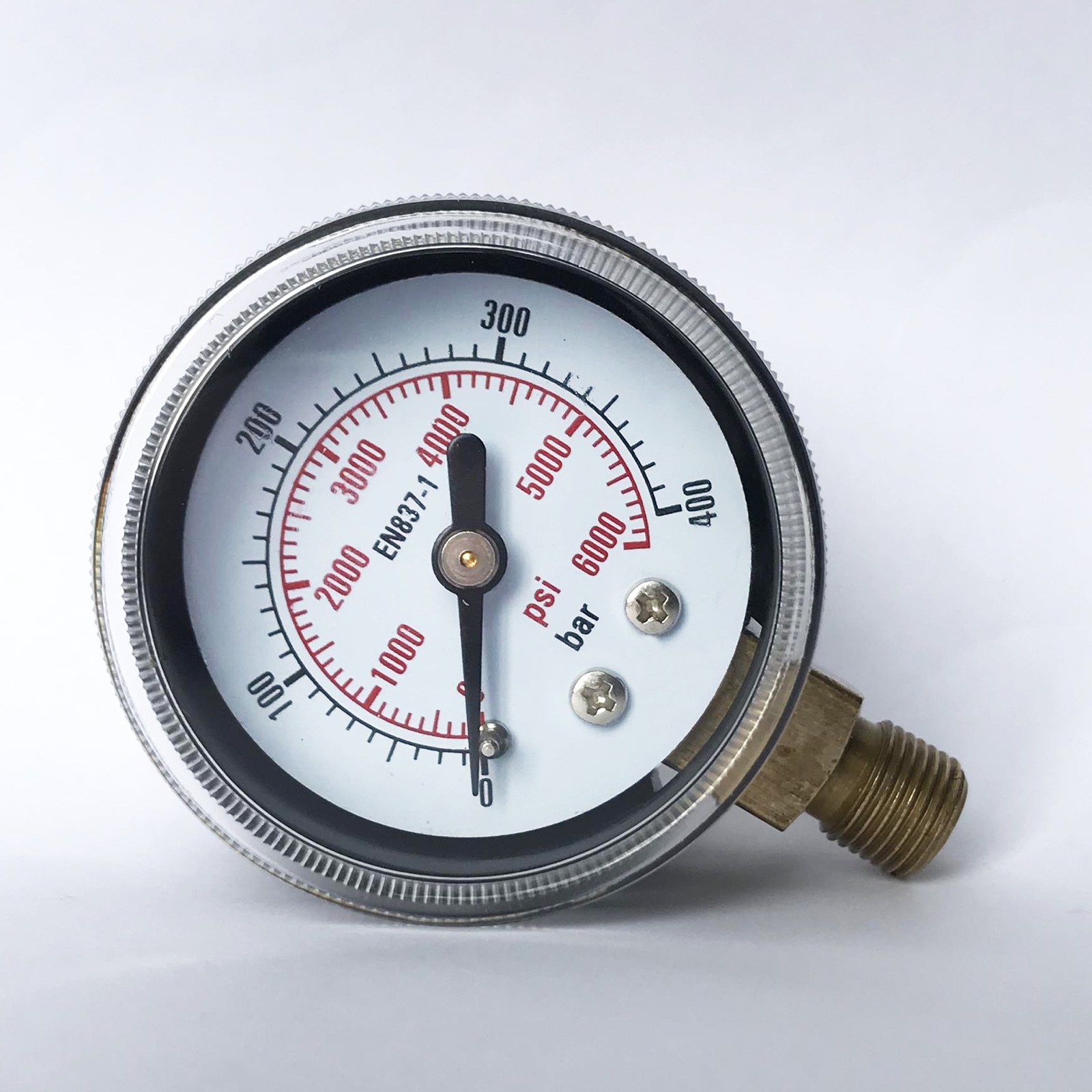 40mm 400 Bar Pressure Gauge with Plastic Housing