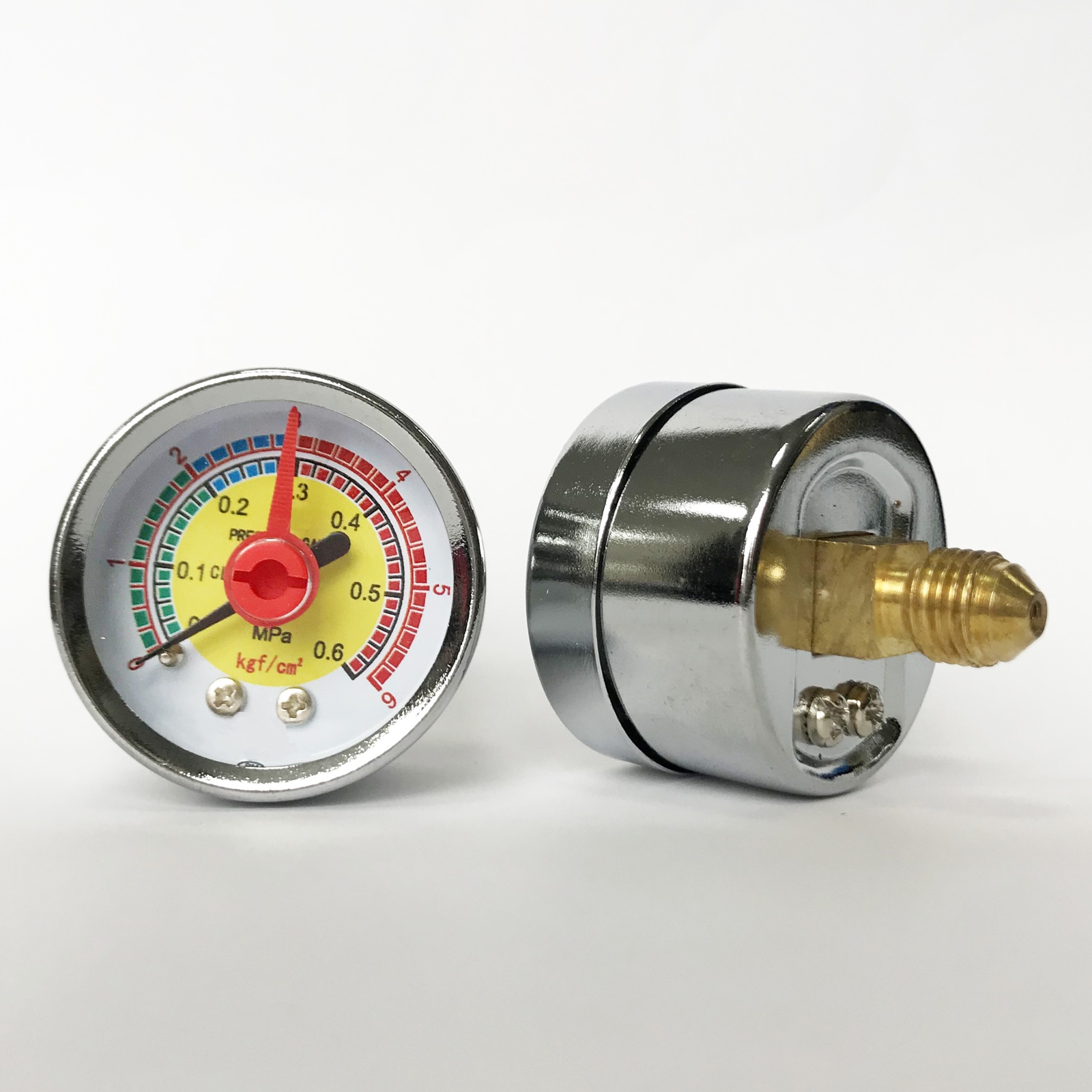40mm Chrome Plated 0.6MPa Pressure Gauge