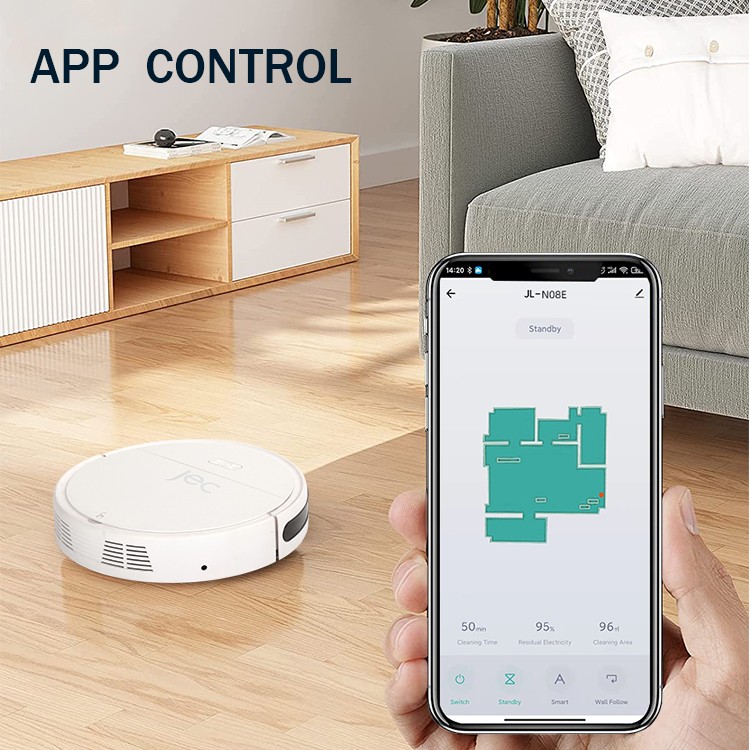 Robot Vacuum Cleaner with UV Sterilization and Smart Control