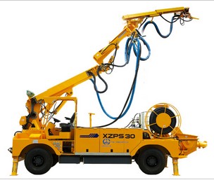 Self-Propelled Wet Mix Concrete Sprayer