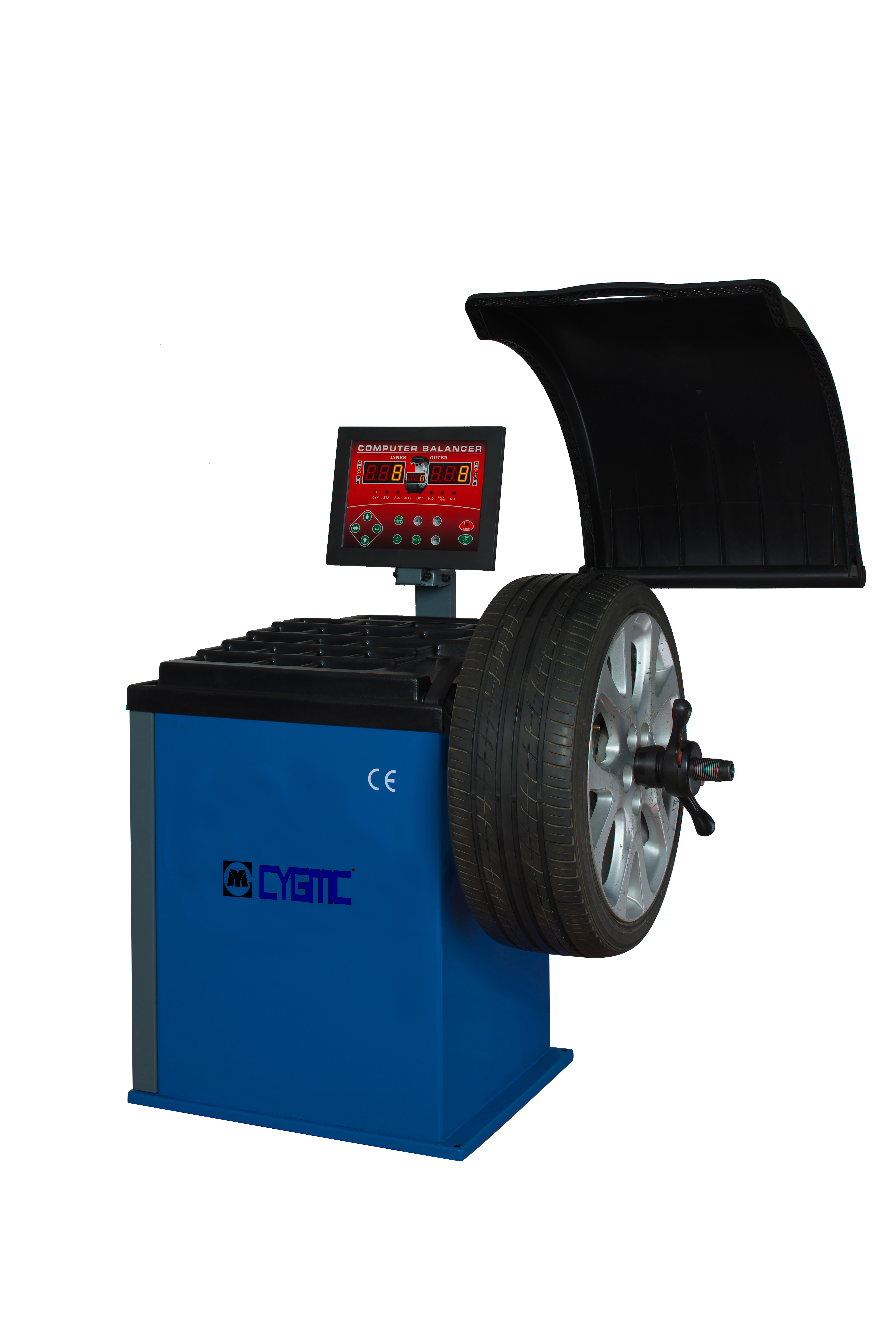 Automotive Wheel Balancer with Computer Interface