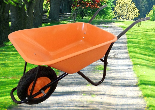 wheel barrow garden cart tool cart building cart - Image 2