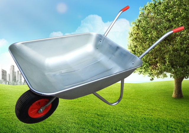 wheel barrow garden cart tool cart building cart - Image 2