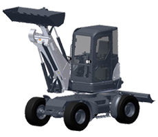 Wheeled Excavating Loader
