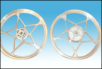 Motorcycle Wheel A006-1, Lightweight Alloy, Multi-Spoke Design