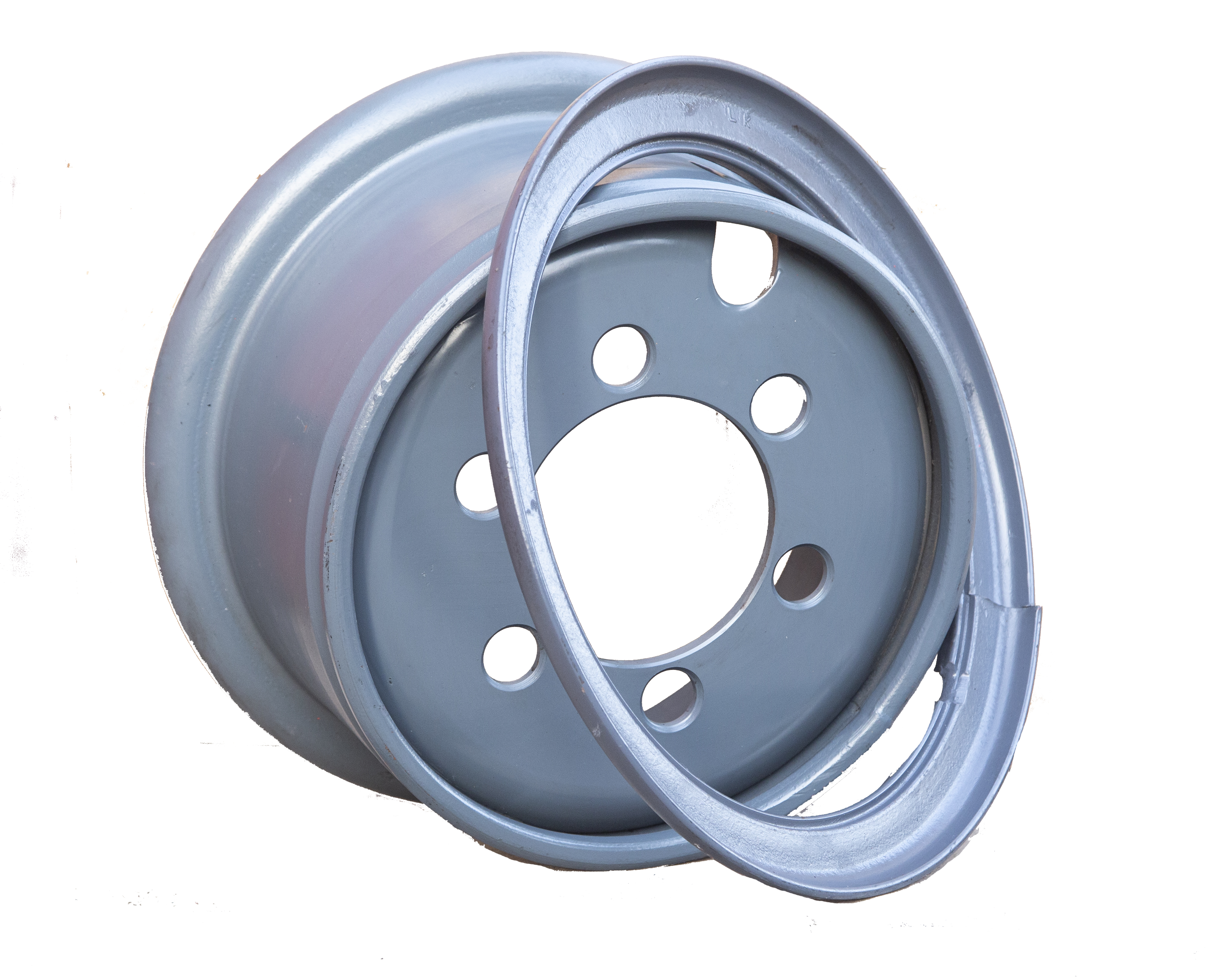 Steel Wheel Rim with Retaining Ring