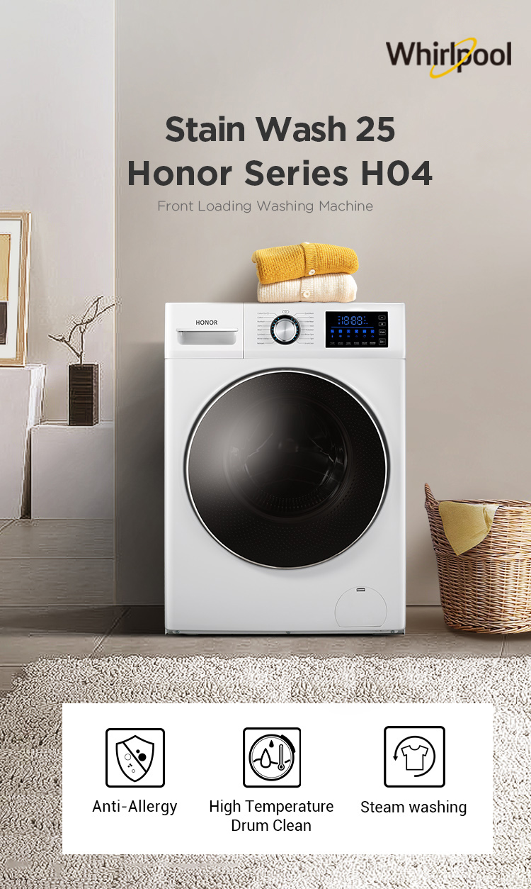 Honor Series front loading washing machine overview