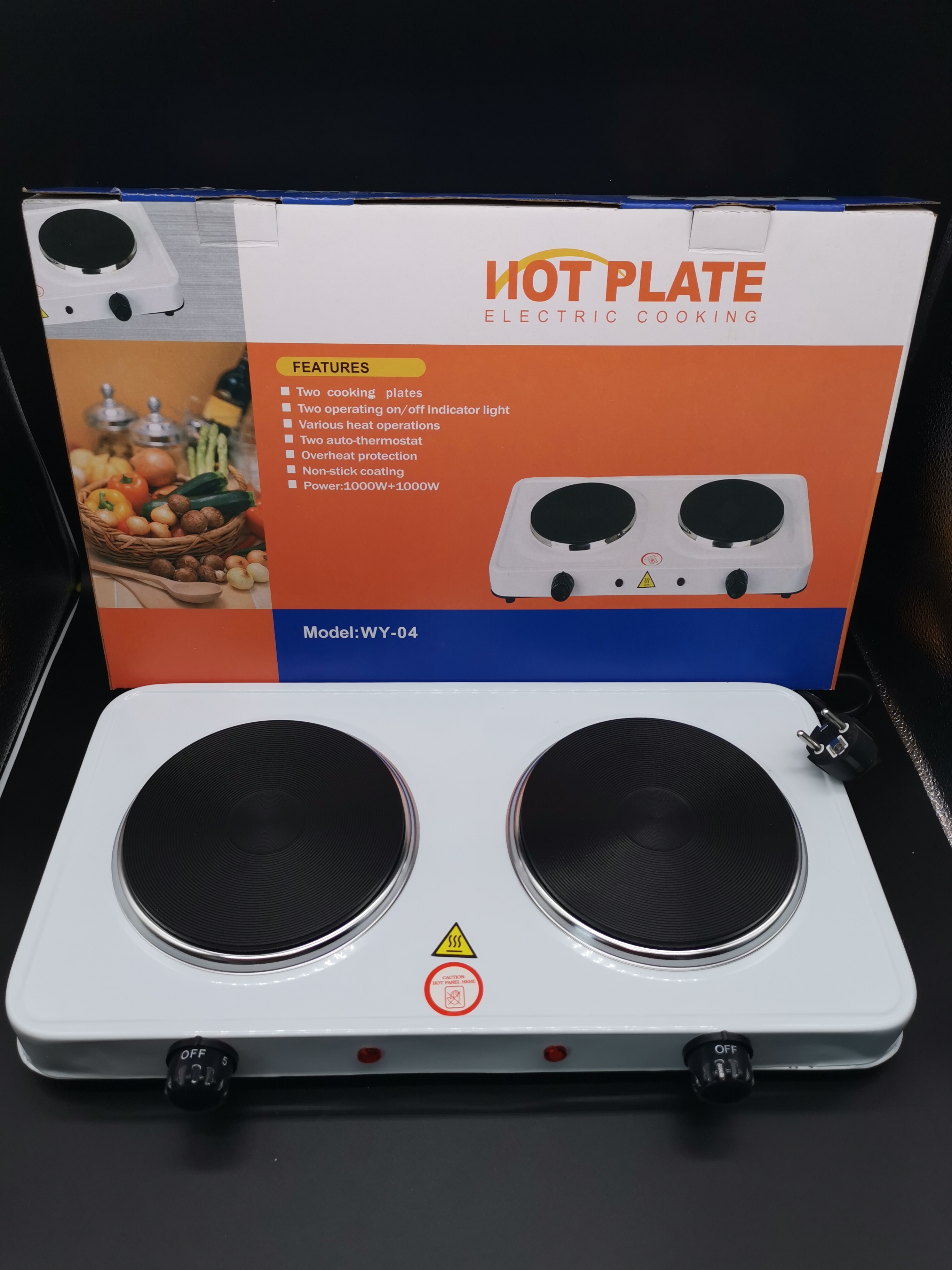White Cooking Ceramic Mini Electric Hot Plate/Portable Electric Hot Plate/Electric Hot Plate - Image 2