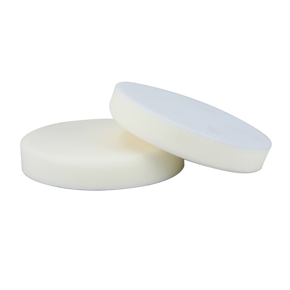 white flat foam polshing pad - Image 3
