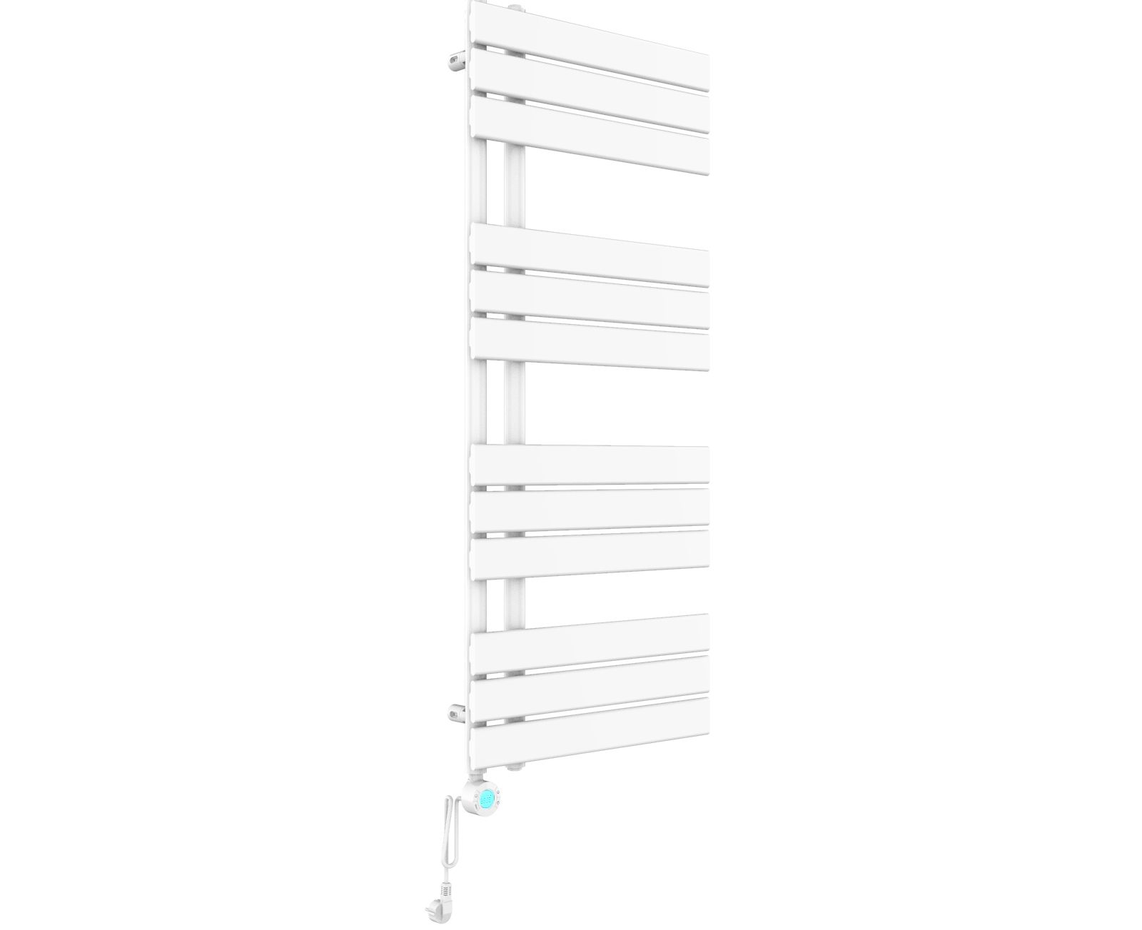 White Powder Coated Electric Towel Warmer